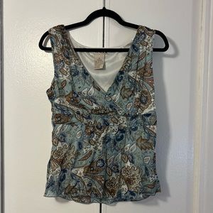 Paisley Chiffon Shirt